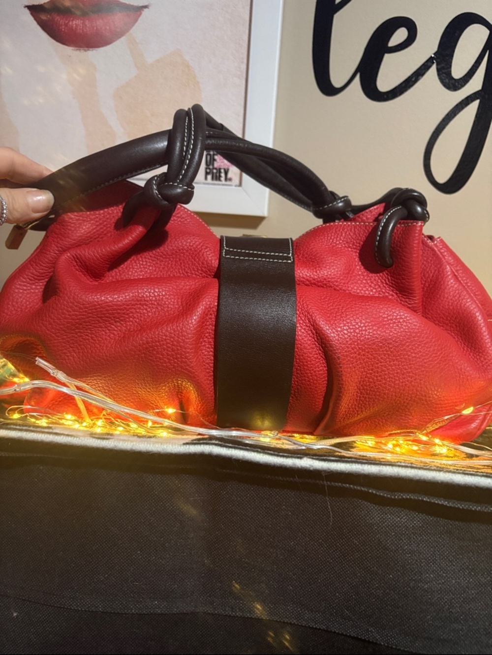 PUNTOTRES  hand bag FIRM $89 seebelow 👇EUC - Picture 6 of 13